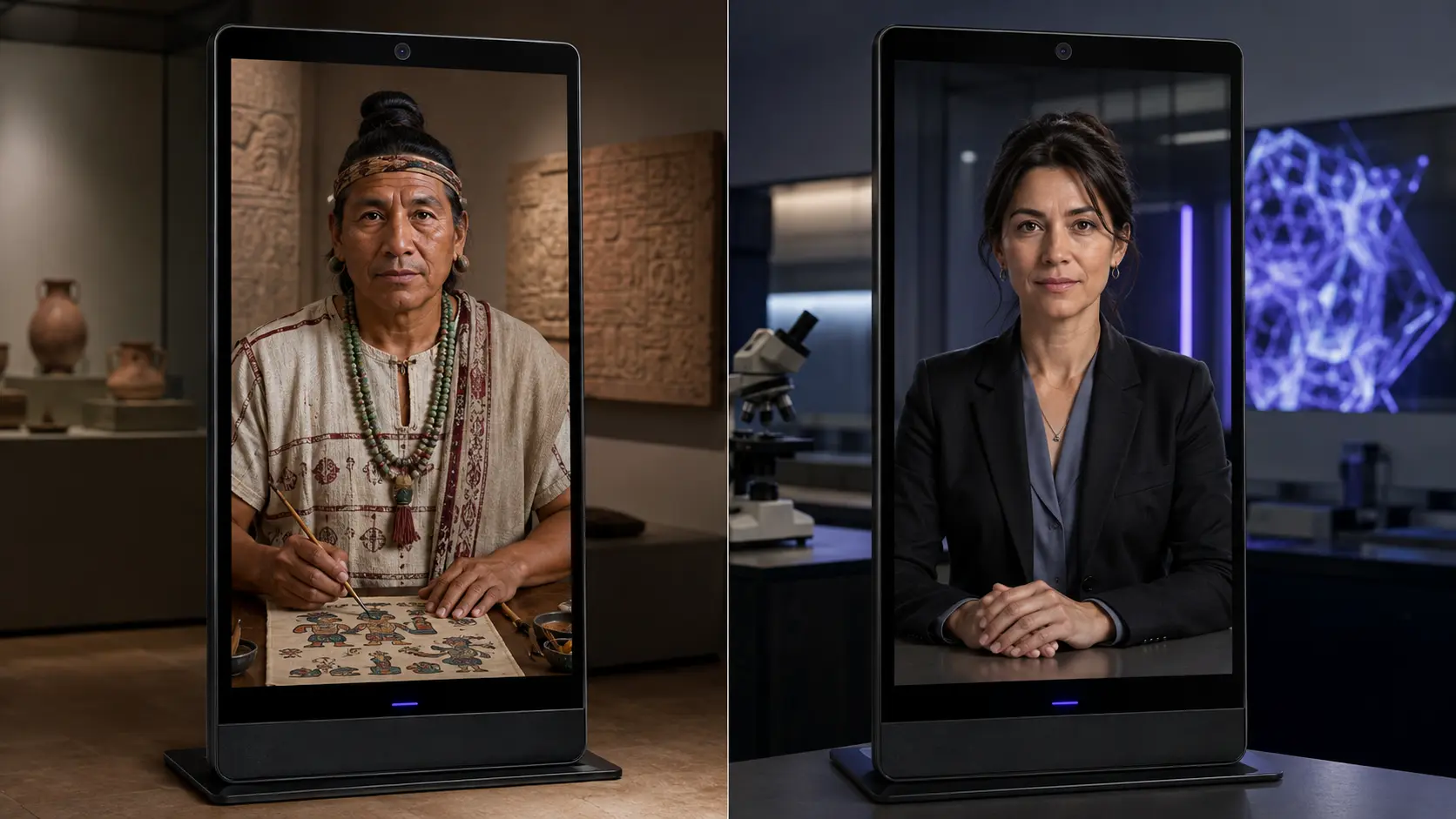 Personaje histórico mesoamericano, agente TEM para museos y cultura